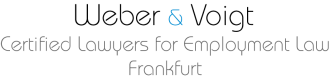 Weber & Voigt Certified Lawyers for Employment Law in Frankfurt